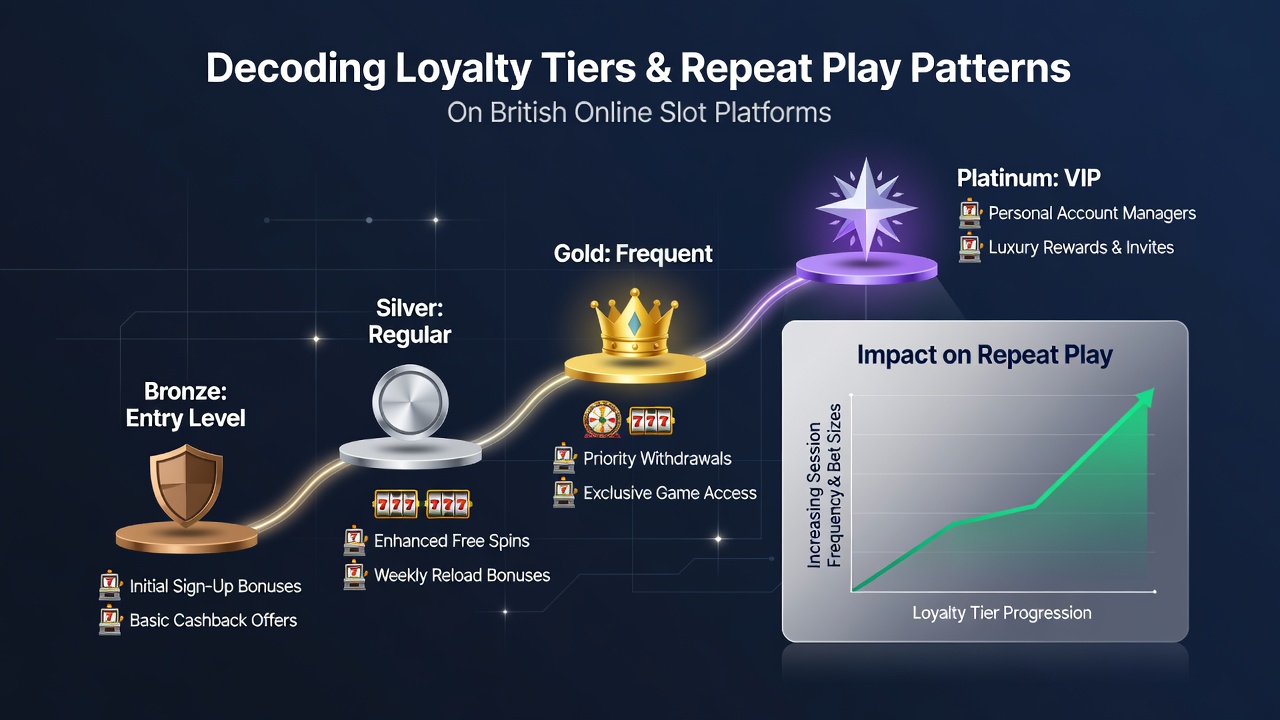 Mobile screen showing repeated slot sessions and loyalty progress indicators